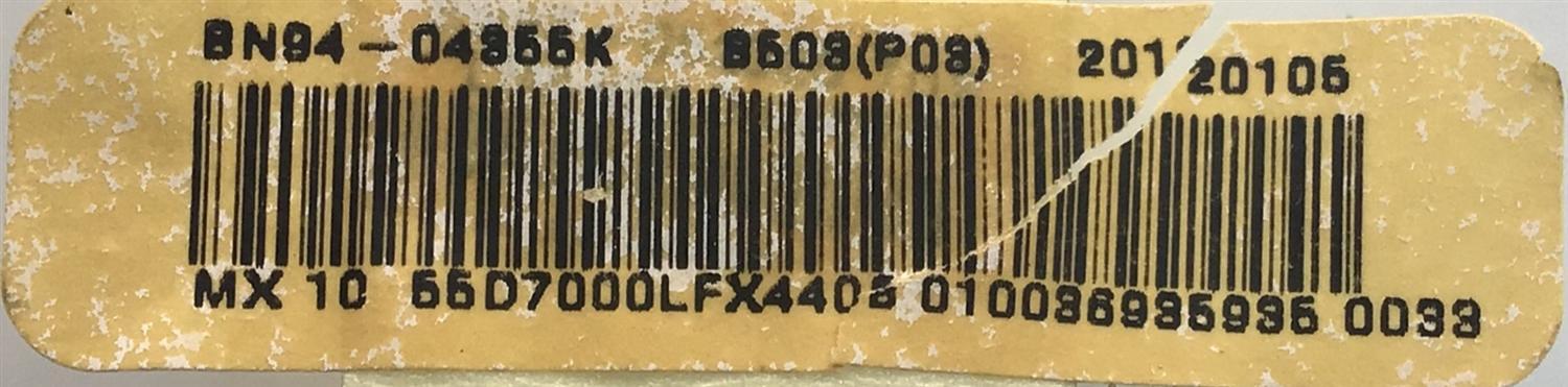 KIT DE TARJETAS PARA TV SAMSUNG / MAIN BN94-04355K / BN41-01622C / BN97-05202D / FUENTE BN44-00428A / PD55B2_BSM / BN4400428A / T-CON BN95-00501B / S240LABMB3V0.7 / BN97-05814B / PANEL LTJ550HQ09-J / MODELO UN55D7000LFXZA H303 - Imagen 5